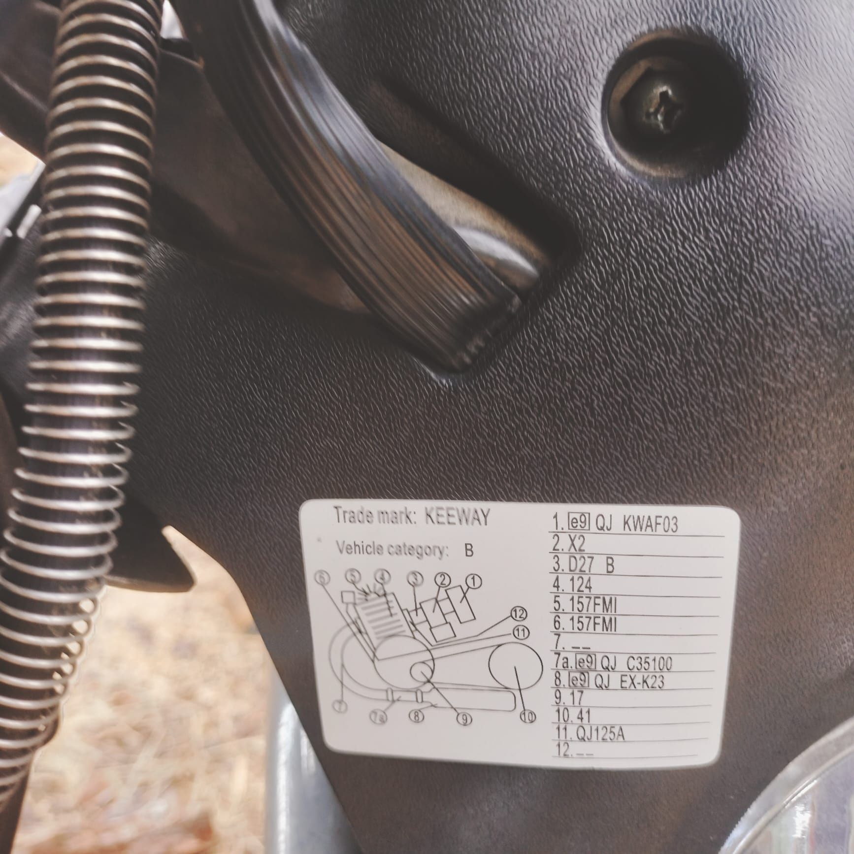 Keway 125 do ano 2014