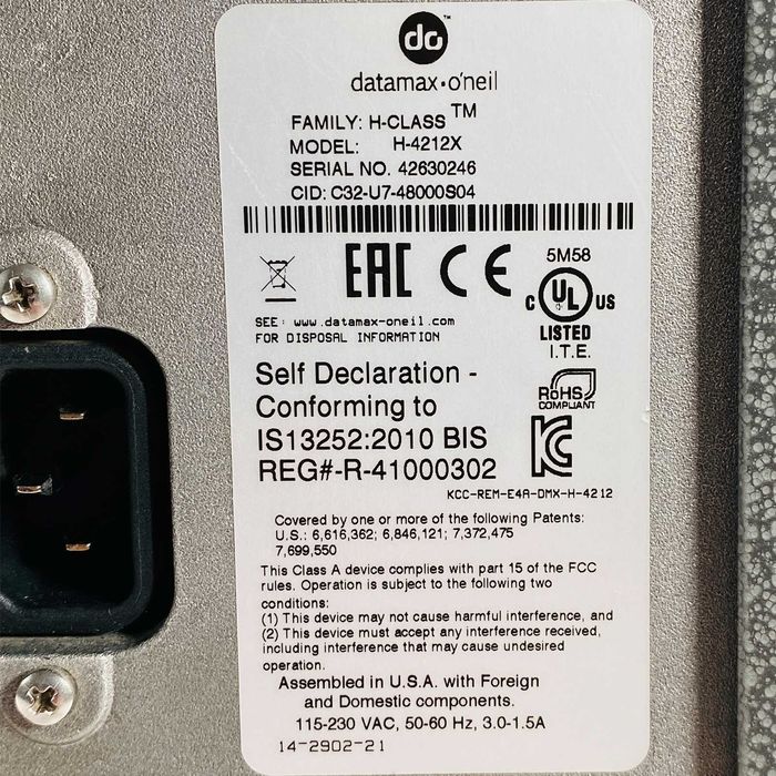 Принтер етикеток Datamax Н-4212