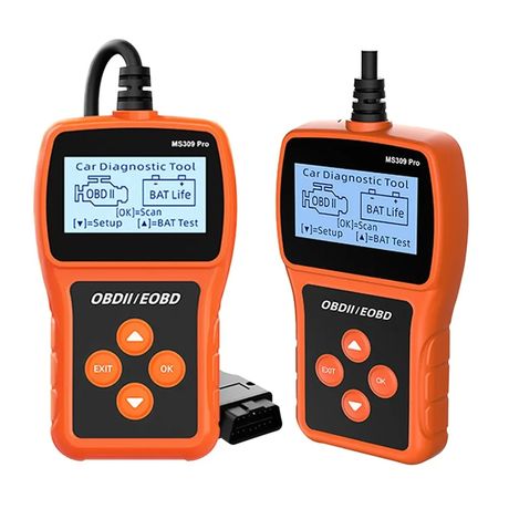 Сканер MS309PRO OBD2, диагностический инструмент, тестер аккумулятора,