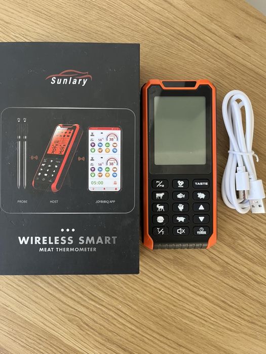 термометр для мяса,риби бездротовий(150м)2 зонди,аккамуляторний