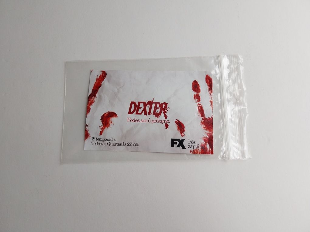 Dexter  artigo promocional 2.ª temporada série TV original merchandise