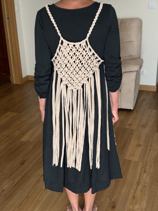 Сукня-туніка плетена макраме