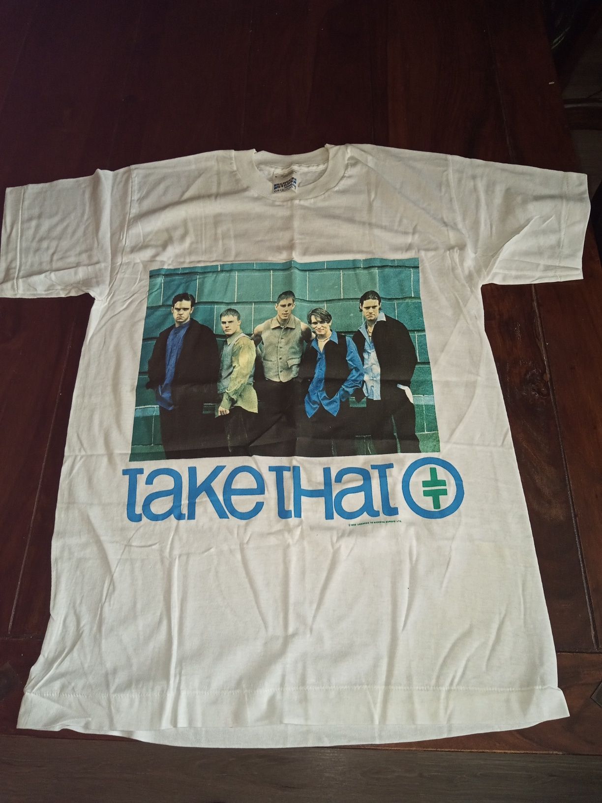 T shirt z zespołem Take That z lat 90 tych