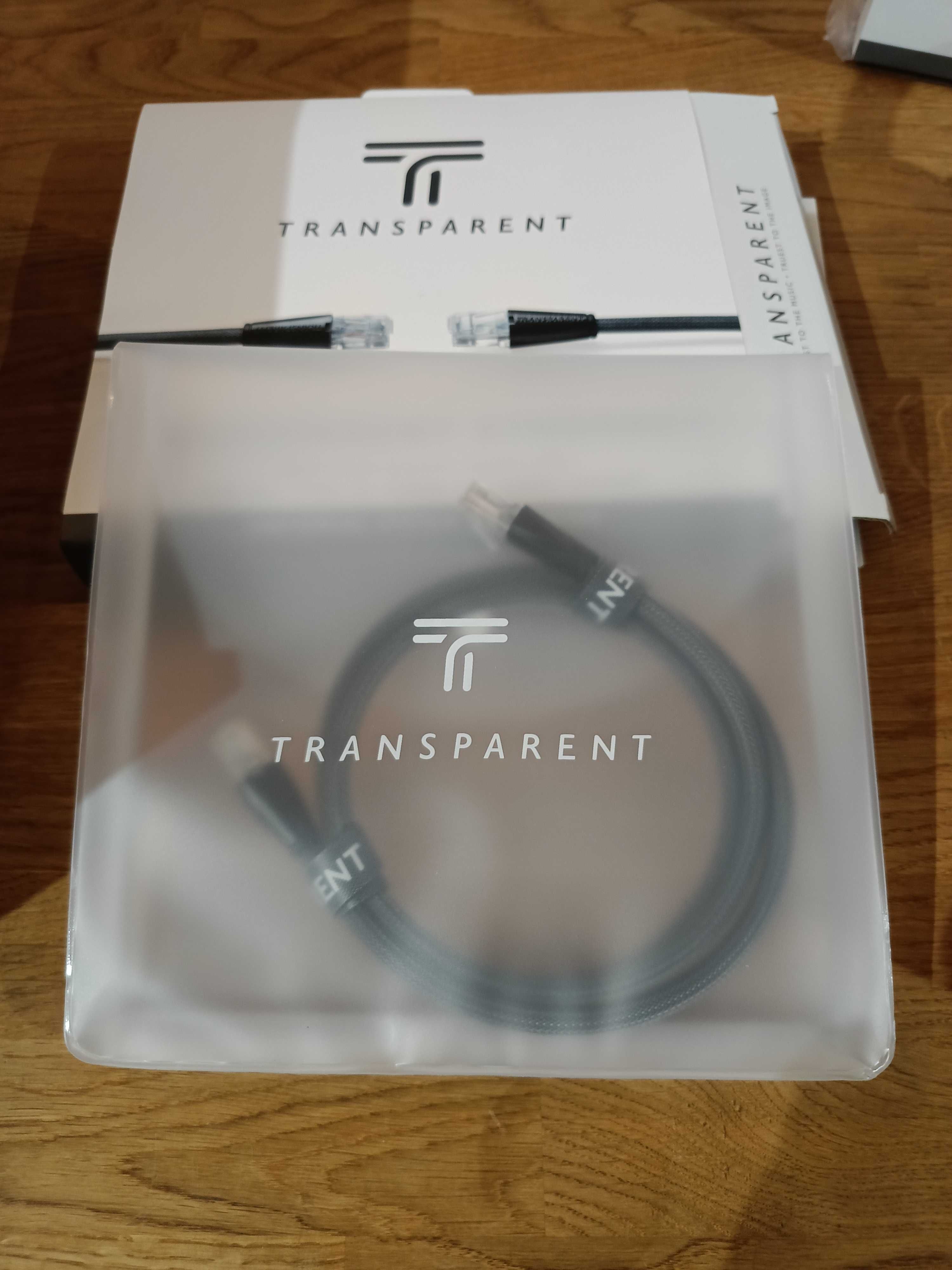Transparent Ethernet kabel cyfrowy.