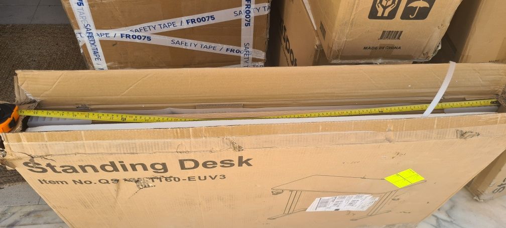 Secretária de pé ajustável (standing desk). 110*60. FlexiSpot
