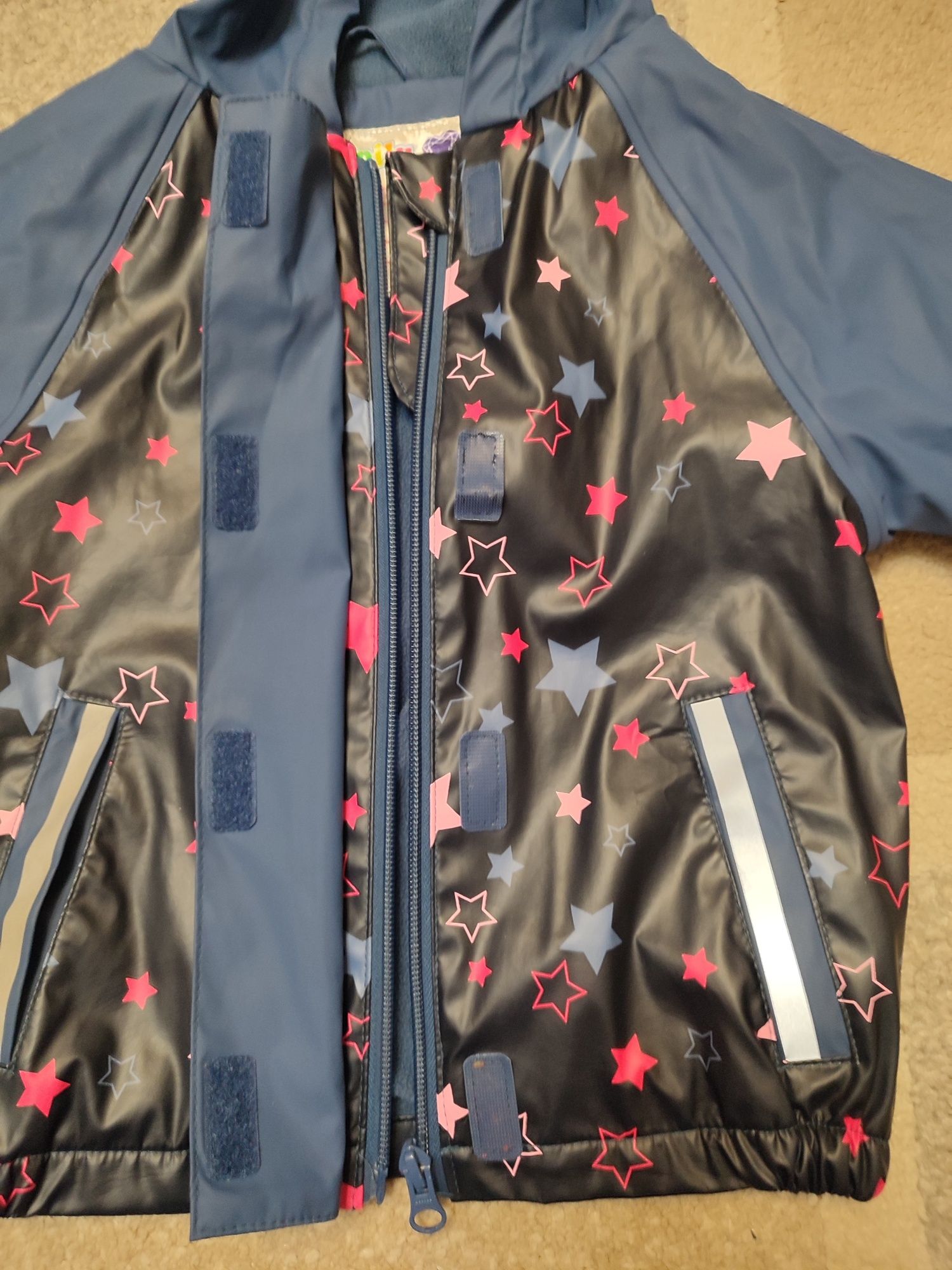 Куртка для дівчинки Дощовик вітровка lupilu 86/92 + подарунок