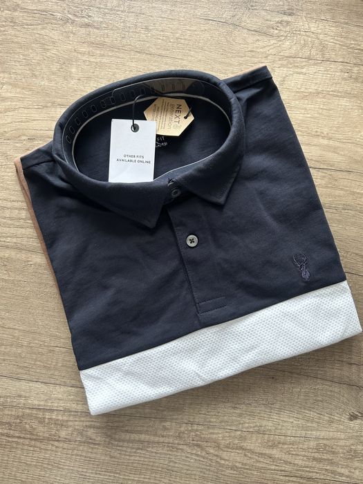 Нове поло Next чоловіча футболка тенниска рубашка короткий рукав L XL