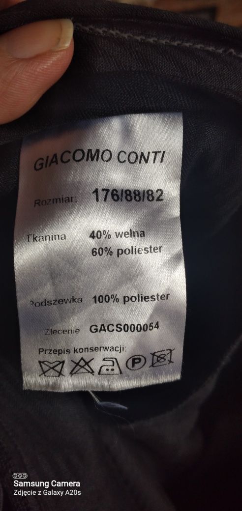 Garnitur czarny Giacomo Conti