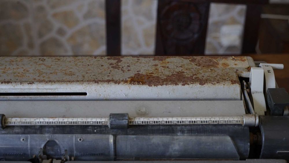 Máquina de Escrever Antiga Olivetti Ivrea