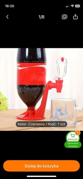 Dystrybutor do Napojów (Dozownik) czerwony