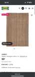 Tapete tecelagem plana Lohals ikea 160x230
