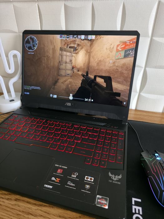 Игровой ноутбук ASUS TUF Gaming — Ryzen 5, 16GB, SSD, RX 4гб