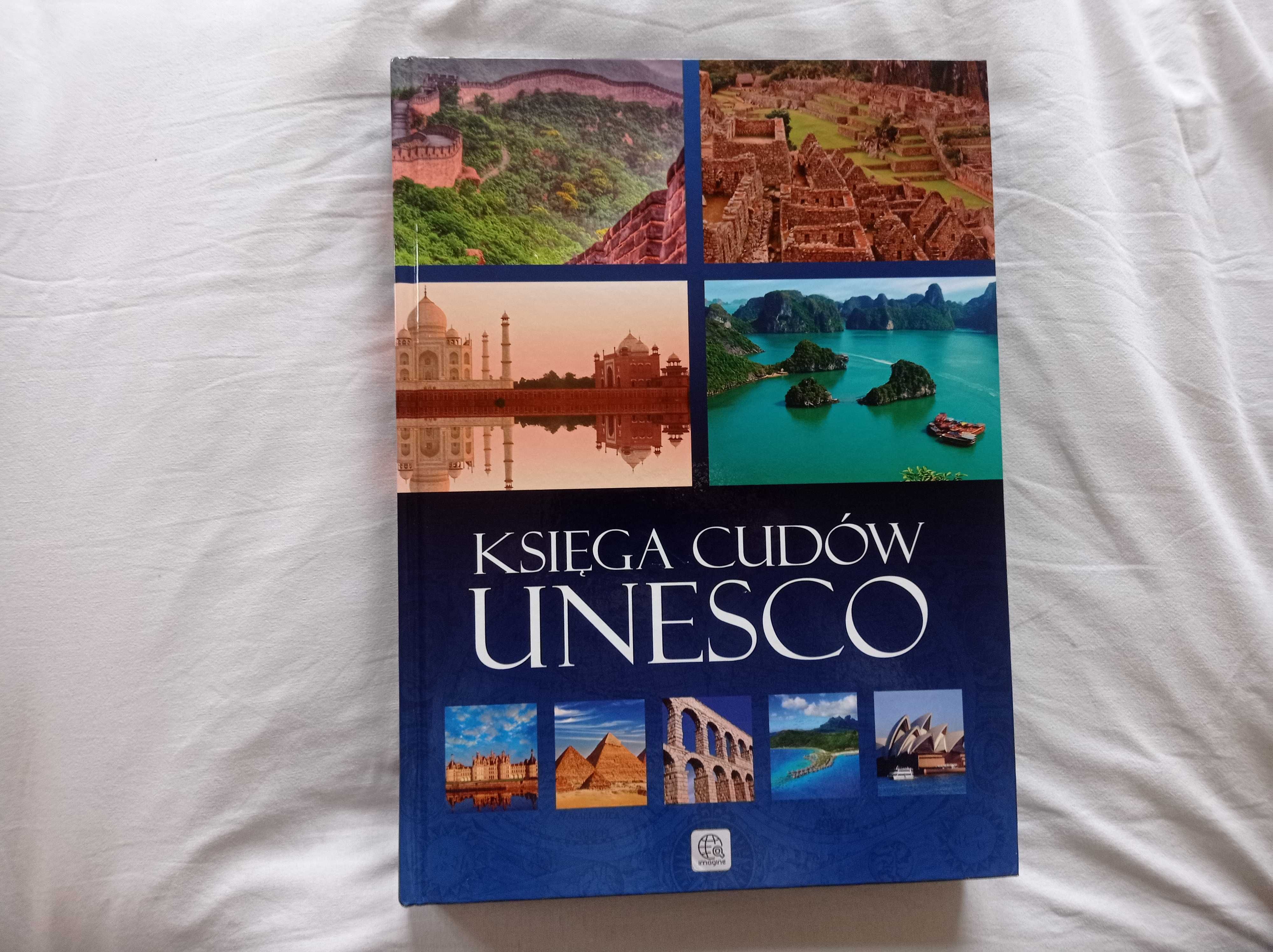 Księga Cudów Unesco jak nowa Wydawnictwo Dragon twarda okładka