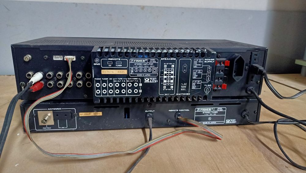 Wzmacniacz Fisher CA 540, Tuner FM 530