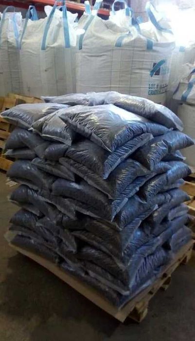 Pellet z łuski słonecznika