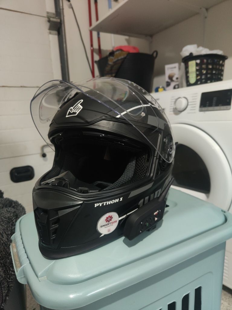 Capacete 1up + Ejeas V6 pro+