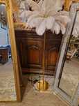 Lampa stojąca glamour strusie pióra 160x60