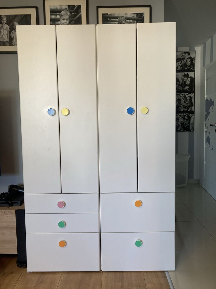 Białe szafy IKEA STUVA FOLJA 60x50x193cm