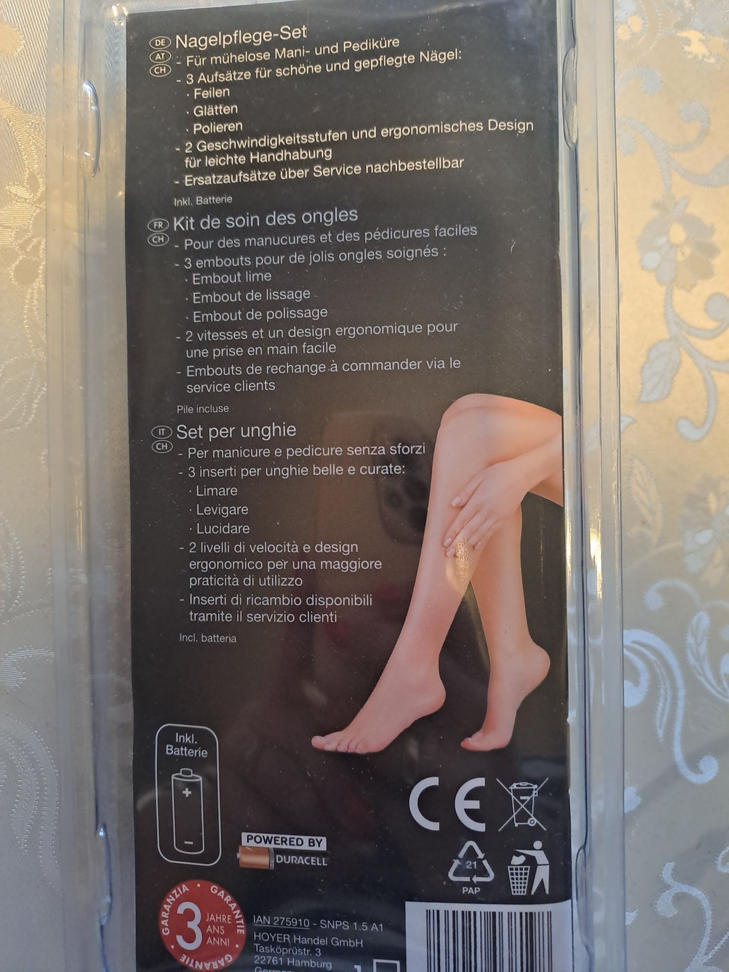 Zestaw do pielęgnacji paznokci.