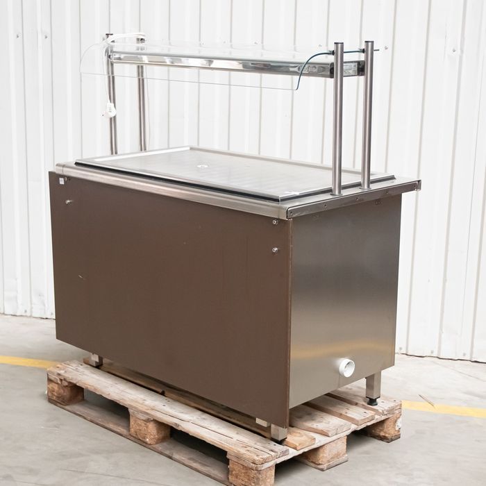 Lada sałatkowa chłodnicza Dora Metal 123x70x135 cm