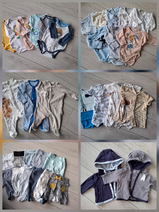 Paczka ubranek dla chłopca r.56