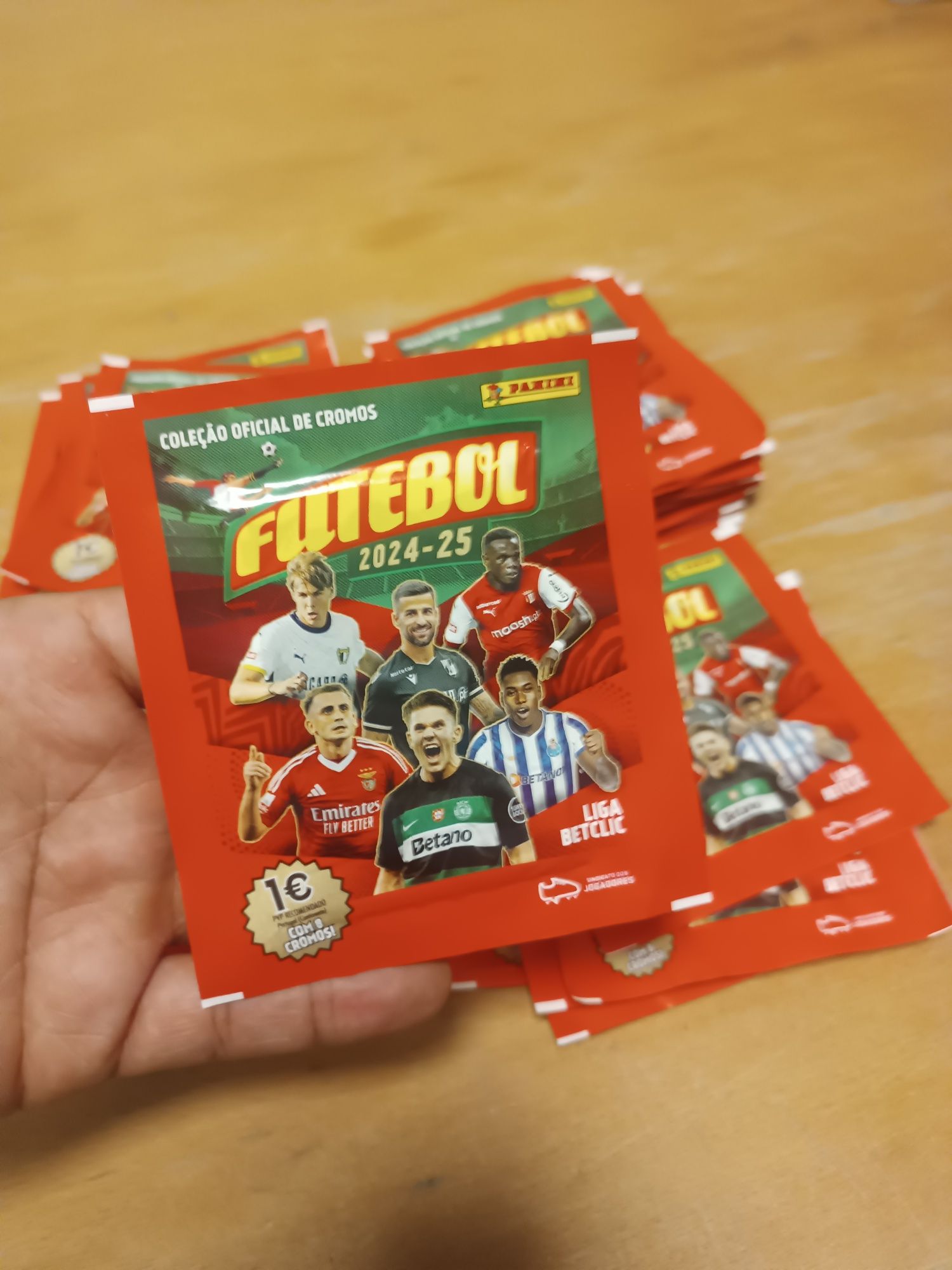 41 Saquetas Panini Futebol 2024-25 Liga Betclic