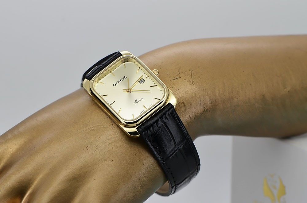 Złoty zegarek męski 14k 585 Geneve mw001y Poznań biżuteria