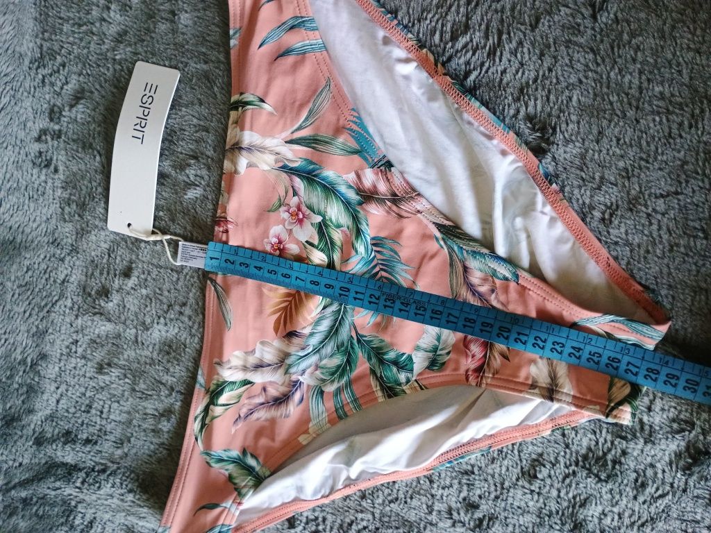 Dół od bikini Tropikalne kwiaty