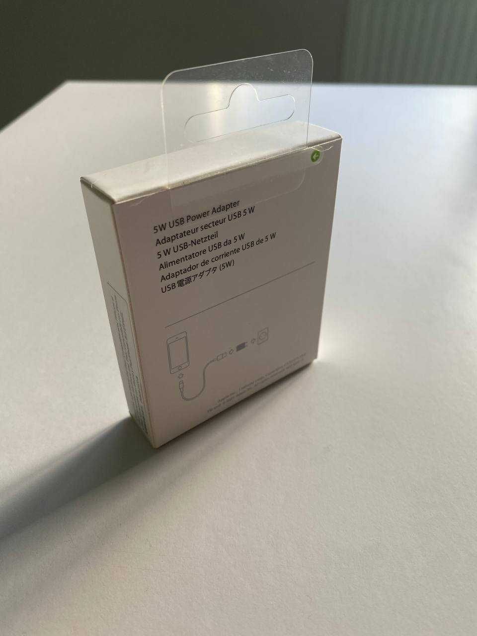 Зарядный комплект Iphone Apple 5w power adapter + Lightning 1m