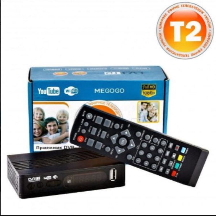 Тюнер T2  приставка с просмотром YouTube IPTV WiFi HDMI USB