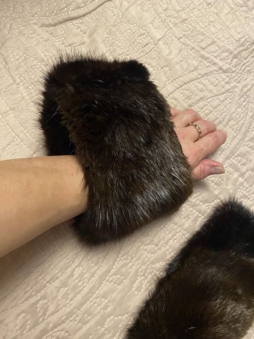 Obszycie mankirty futerko naturalne