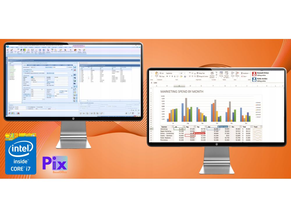Komputer stac. Pix BaseOffice V2 Intel Core i7 32GB 1TBSSD Win10Pro