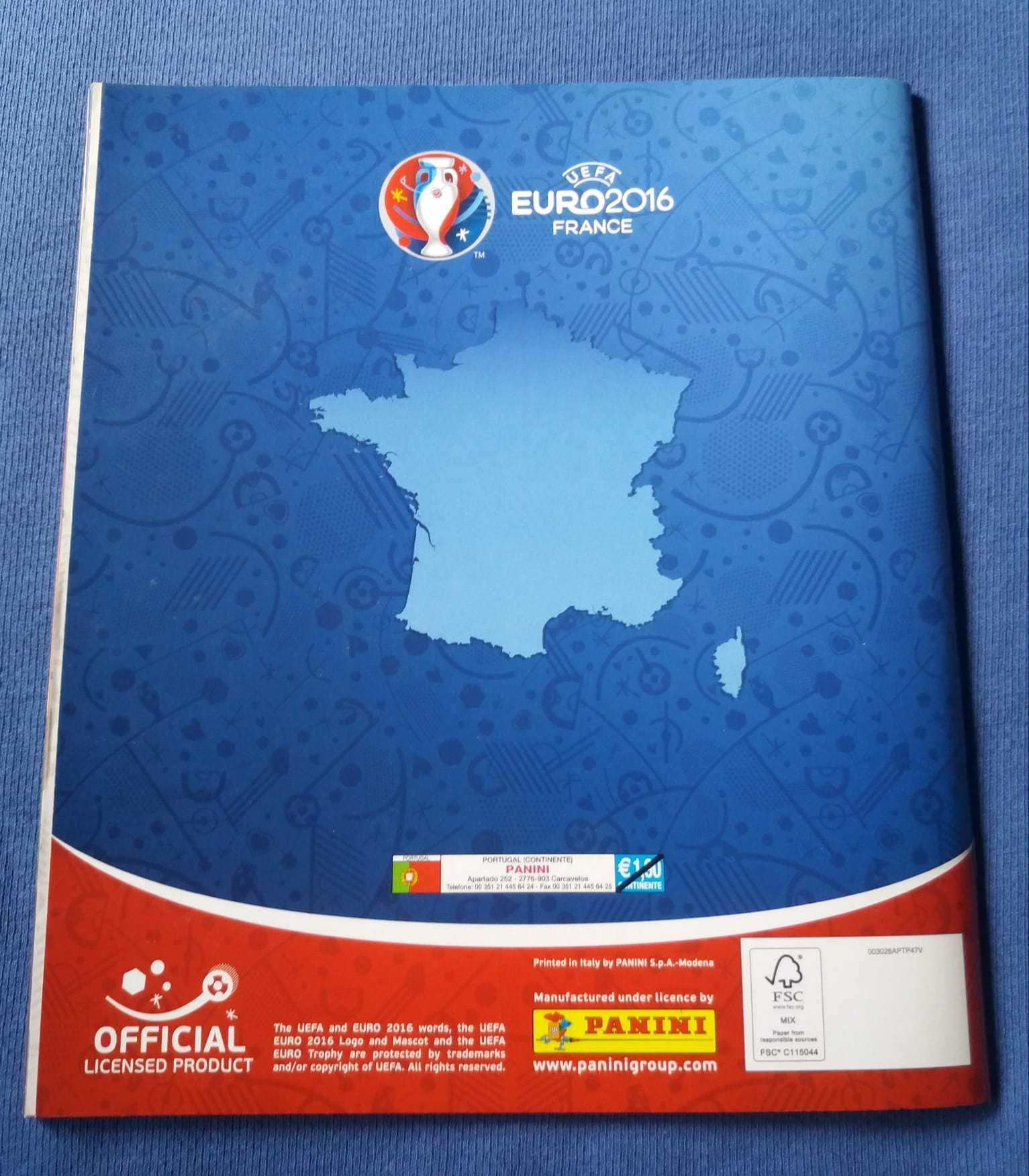 Caderneta Cromos Futebol Completa Europeu 2016 (EDIÇÃO PANINI)