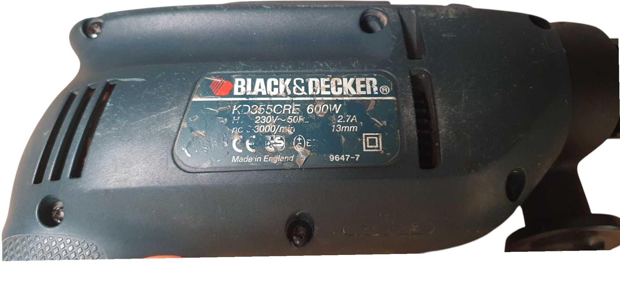Wiertarka udarowa Black&Decker KD355CRE 600W