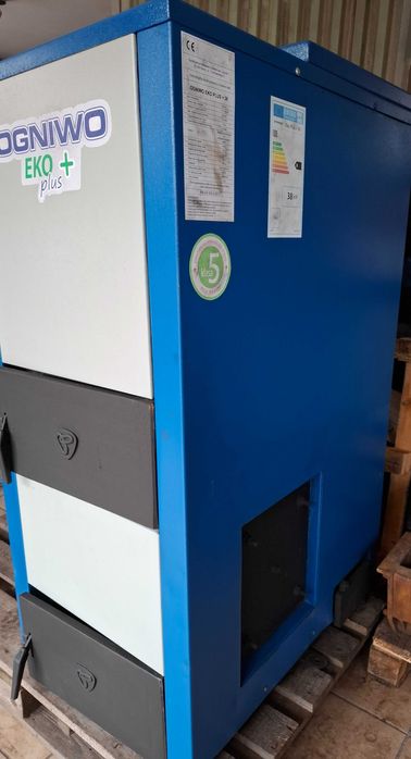 2019 piec 5 kl Ogniwo 11-38kW kocioł ekogroszek pellet podajnik CO/CWU