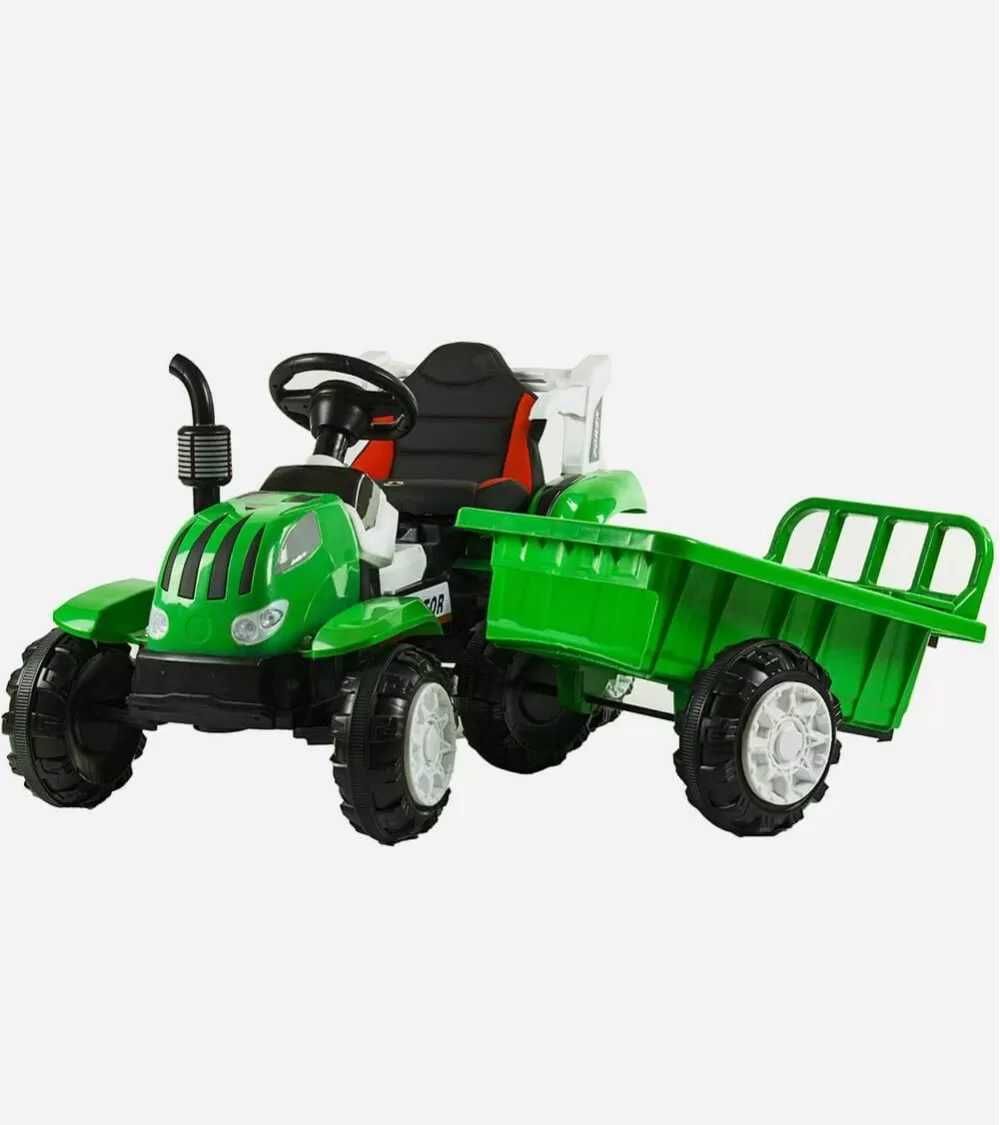 Mega Traktor dla dziecka, Przyczepka auto na akumulator HIT Pilot