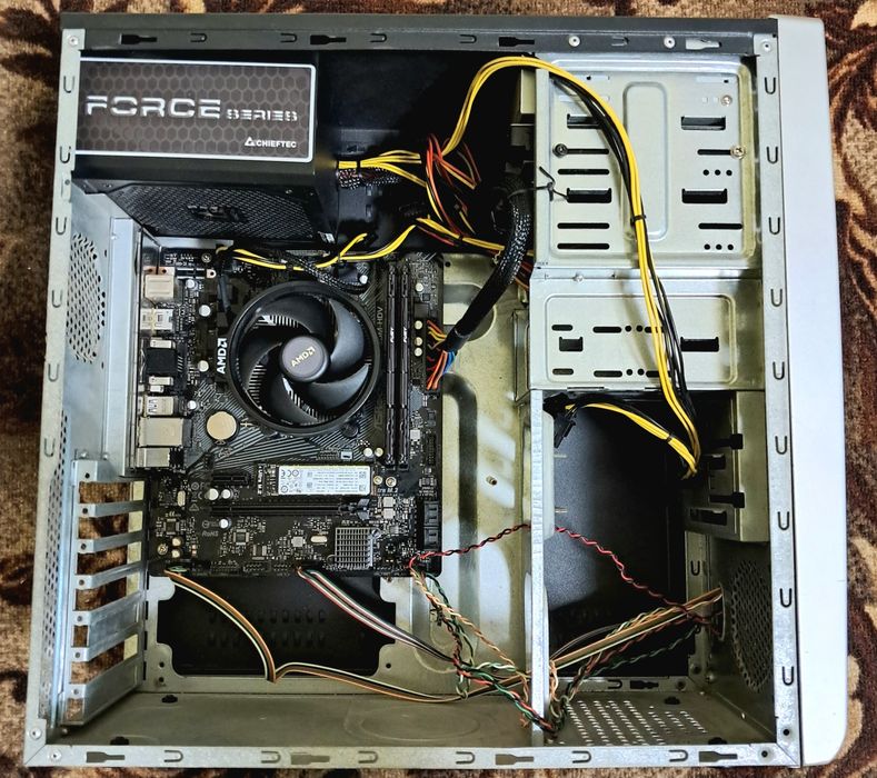 ПК ігровий Ryzen 5 4600G | 8GB DDR4 | SSD NVMe 1TB + HDD 1TB | 500 Вт