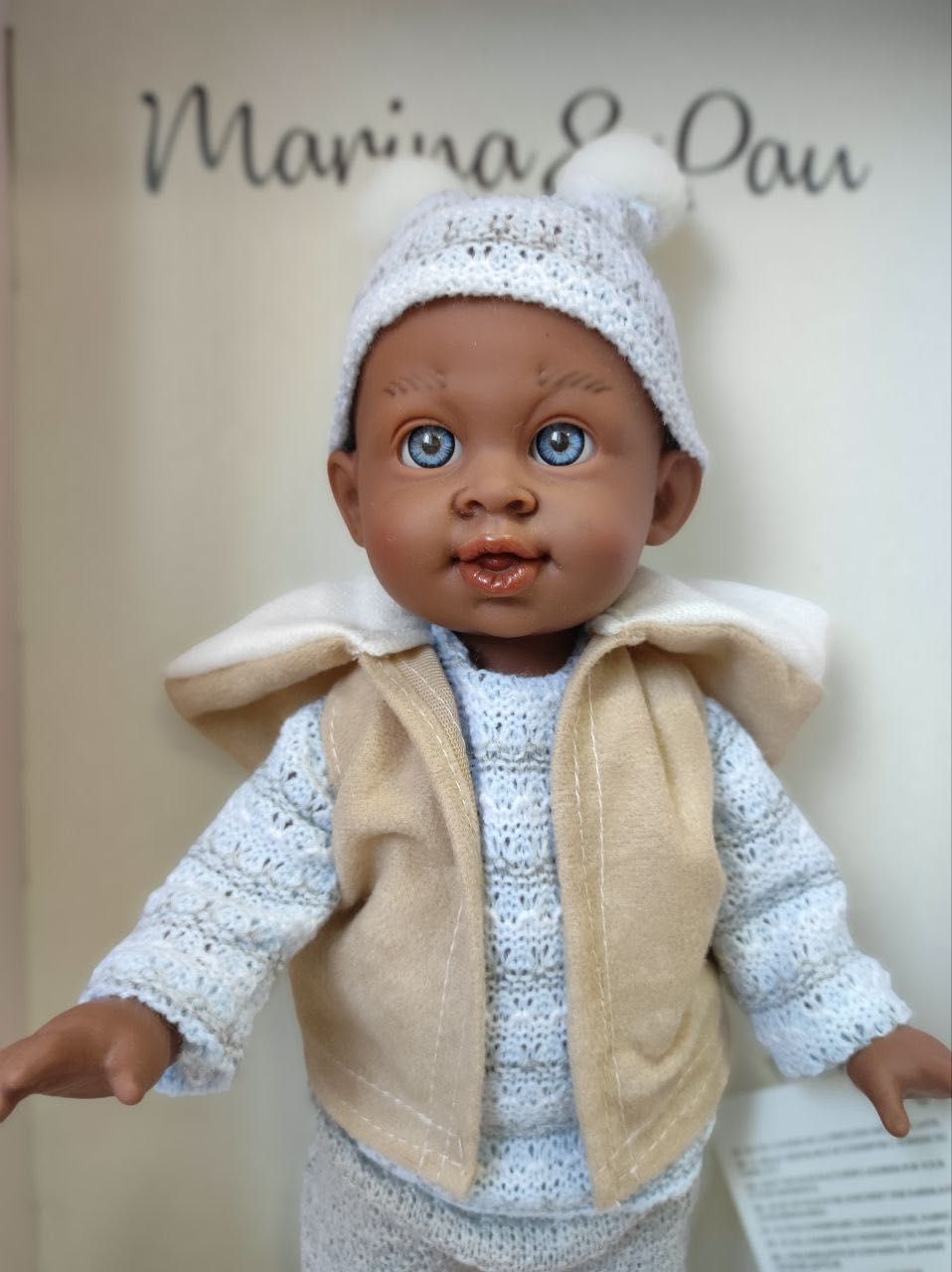 Кукла мальчик мулат Rene Petit Soleil Marina&Pau, 30 см 2524
