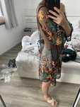 Przezroczyste Haftowane Kimono Z Siateczki, Na Letnie Wakacje XS