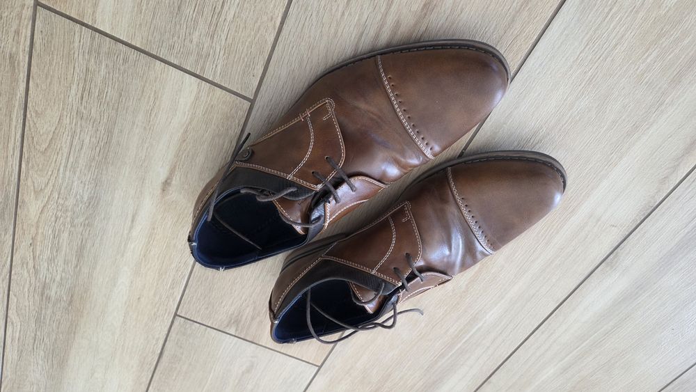 Buty pantofle Venice brązowe rozm. 44