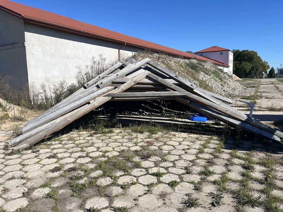 Krokwie wiązary więźba altanka szopa wiata