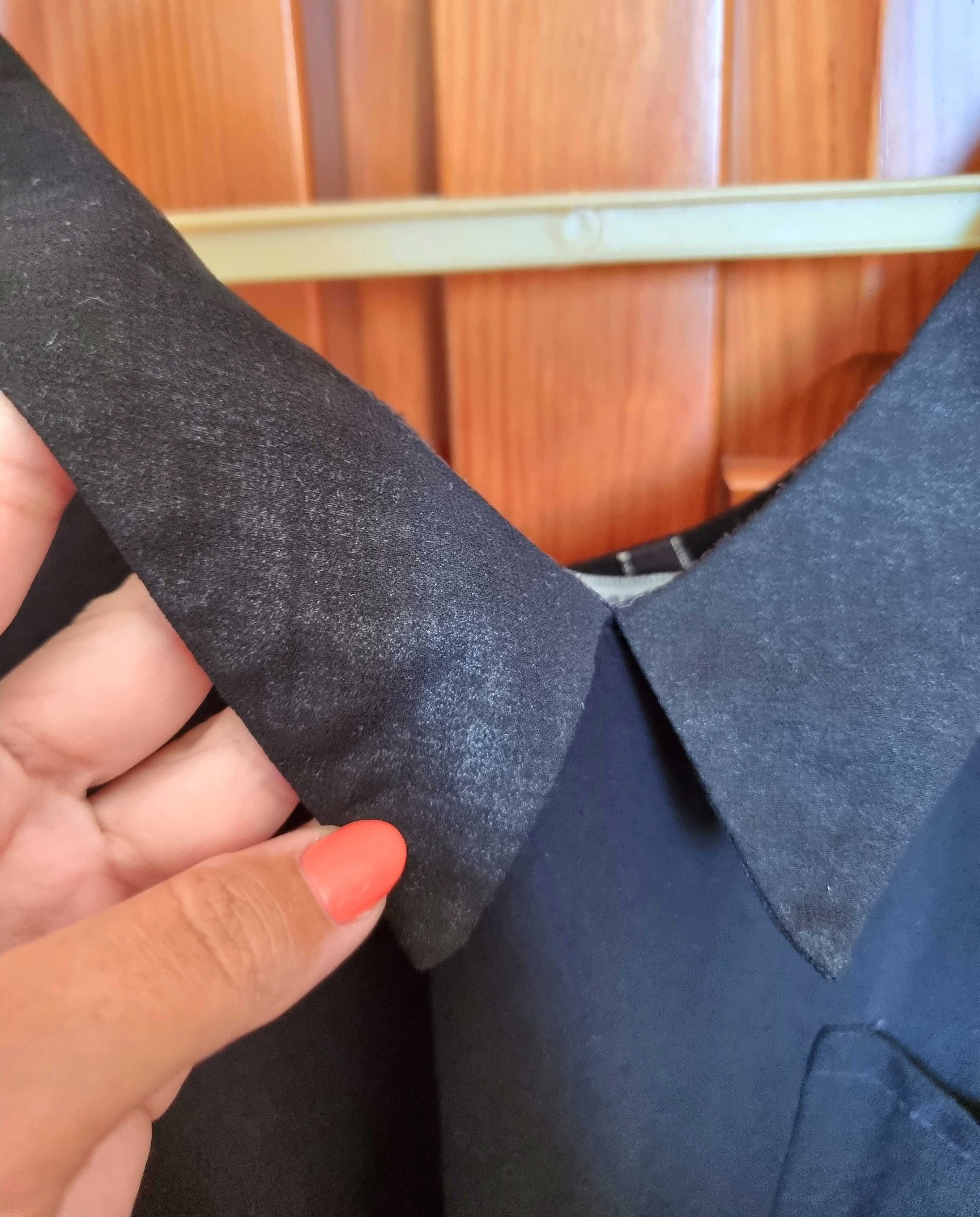 Top preto com transparência C&A Clockhouse, tamanho S