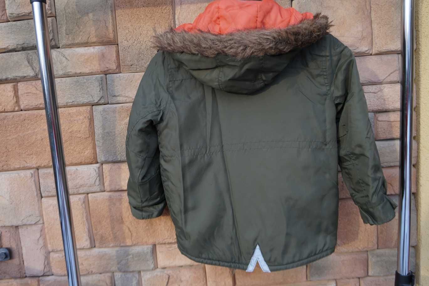 Kurtka zimowa parka khaki George - 116 / 122