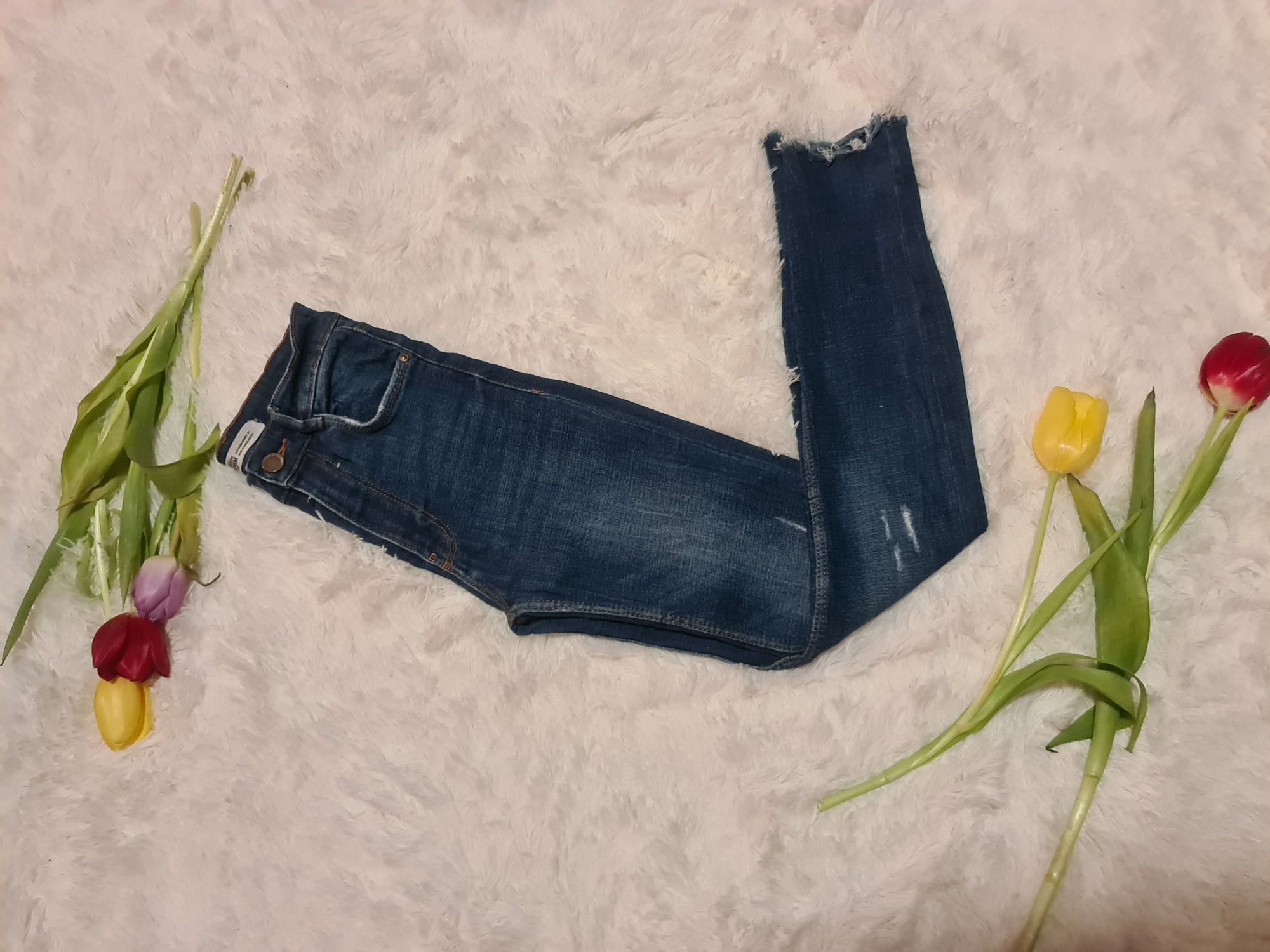 Zara * spodnie * rurki * jeansowe XS