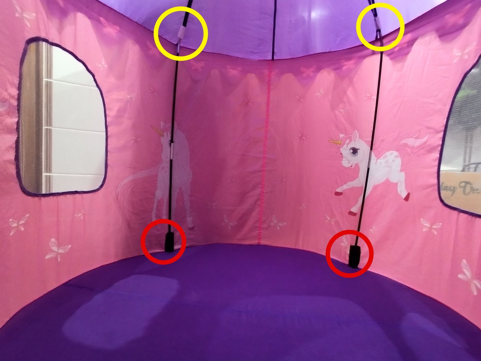 Tenda portátil de brincar criança menina bebé praia campismo casa.