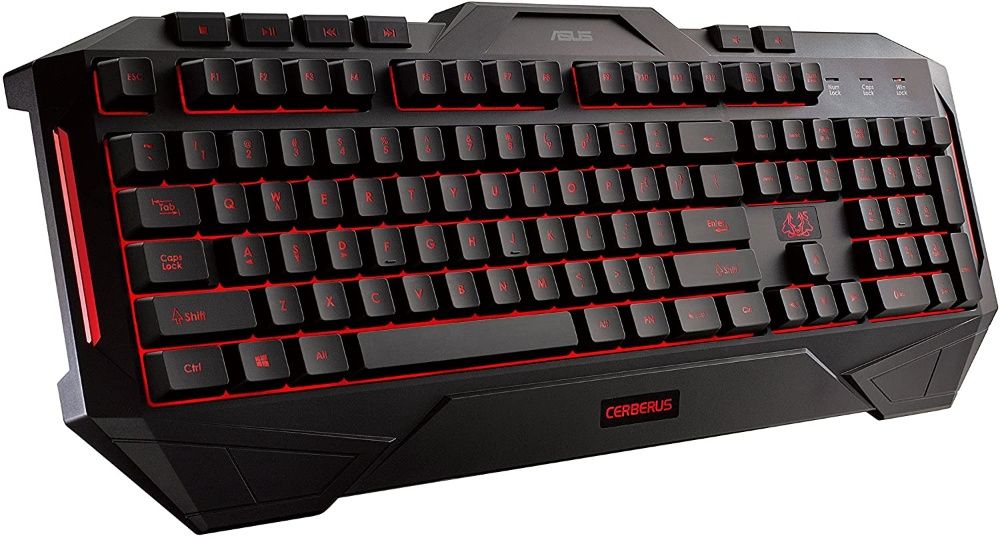 Teclado Gaming ASUS Cerberus MKII versão RGB semi mecânico