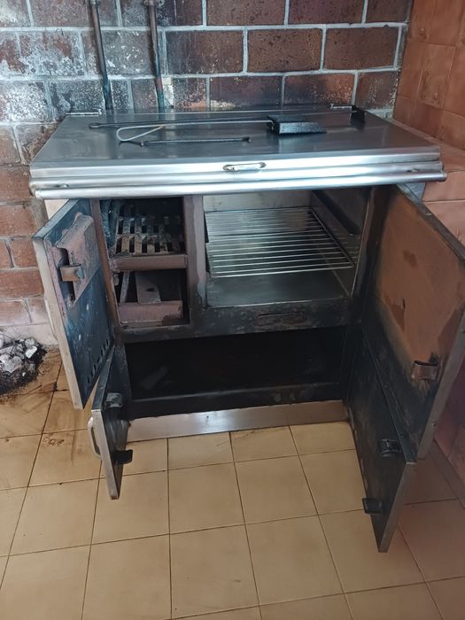 Fogão  a lenha em inox