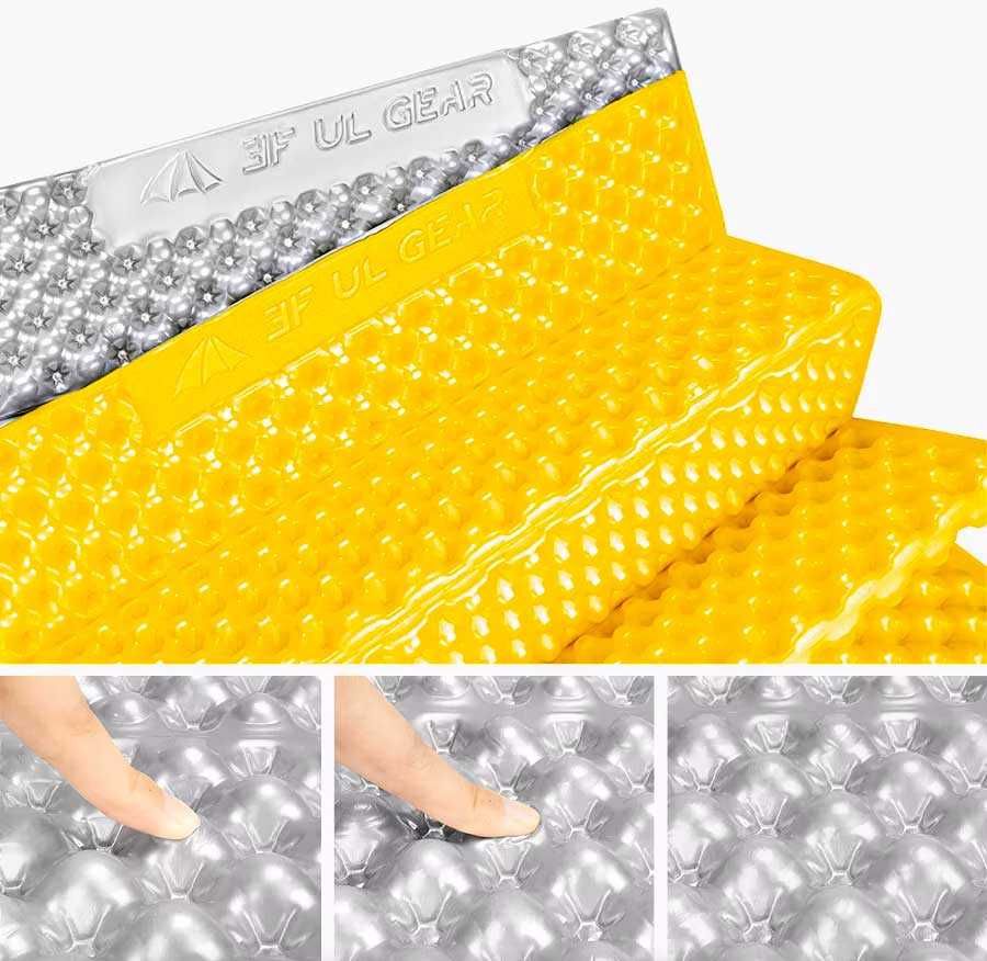 Karimata składana do spania Qidian lekka 410g folia aluminiowa 3F