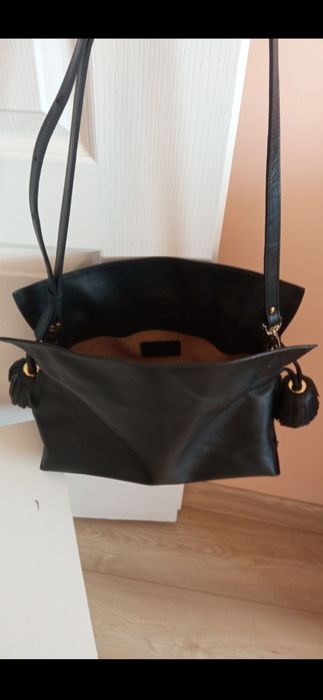 Loewe Nowa Skórzana Elegancka Torebka Damska 34/25/10cm + Pasek
