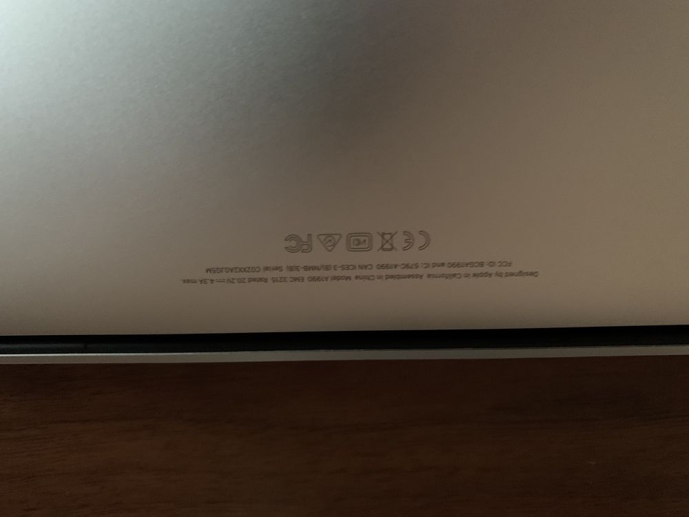 MacBookPro 15’ A1990 512GB 2.6Ghz 16GB